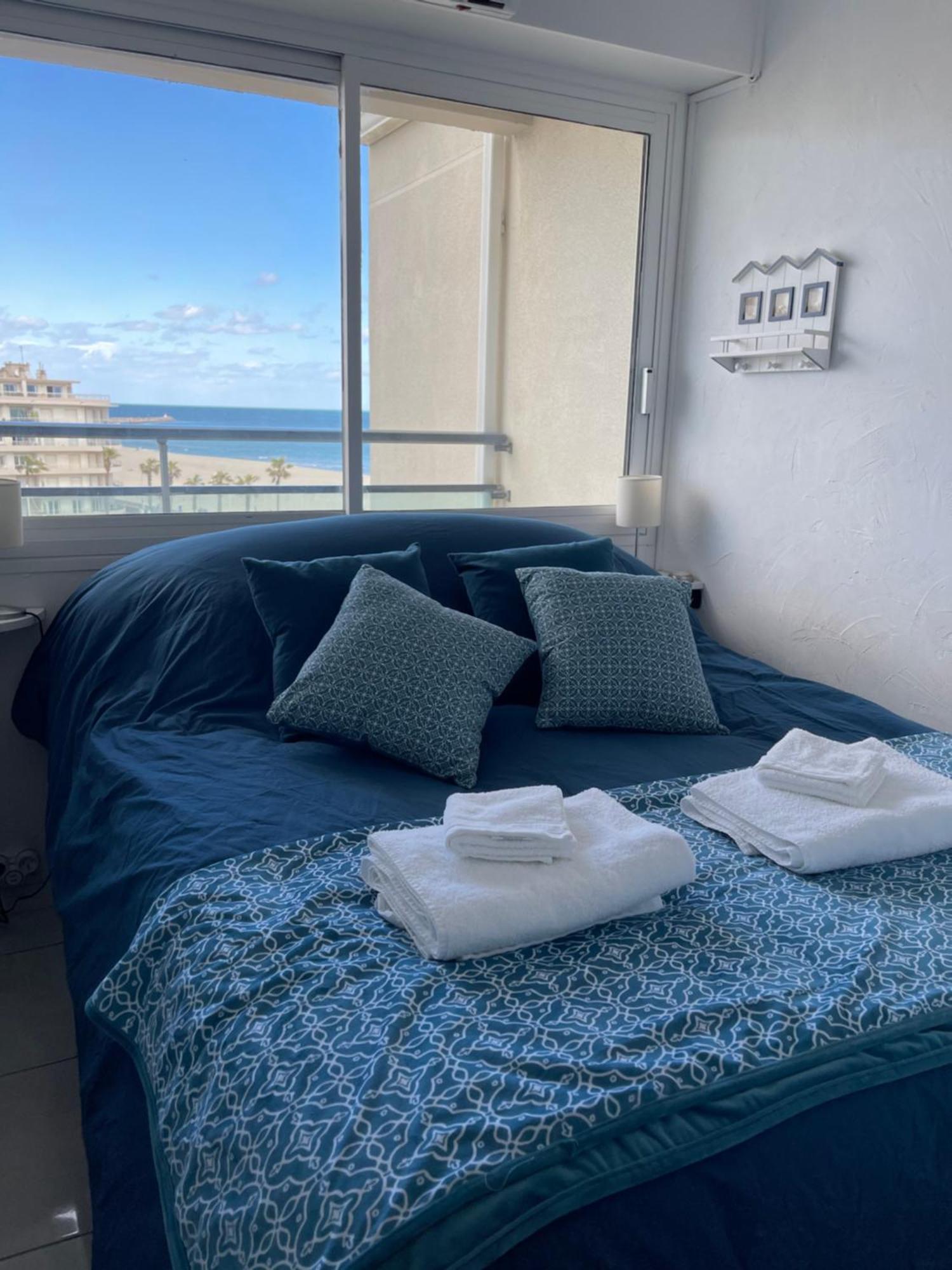 T2 Vue Mer Canet Plage - Le Petit Paradis Экстерьер фото